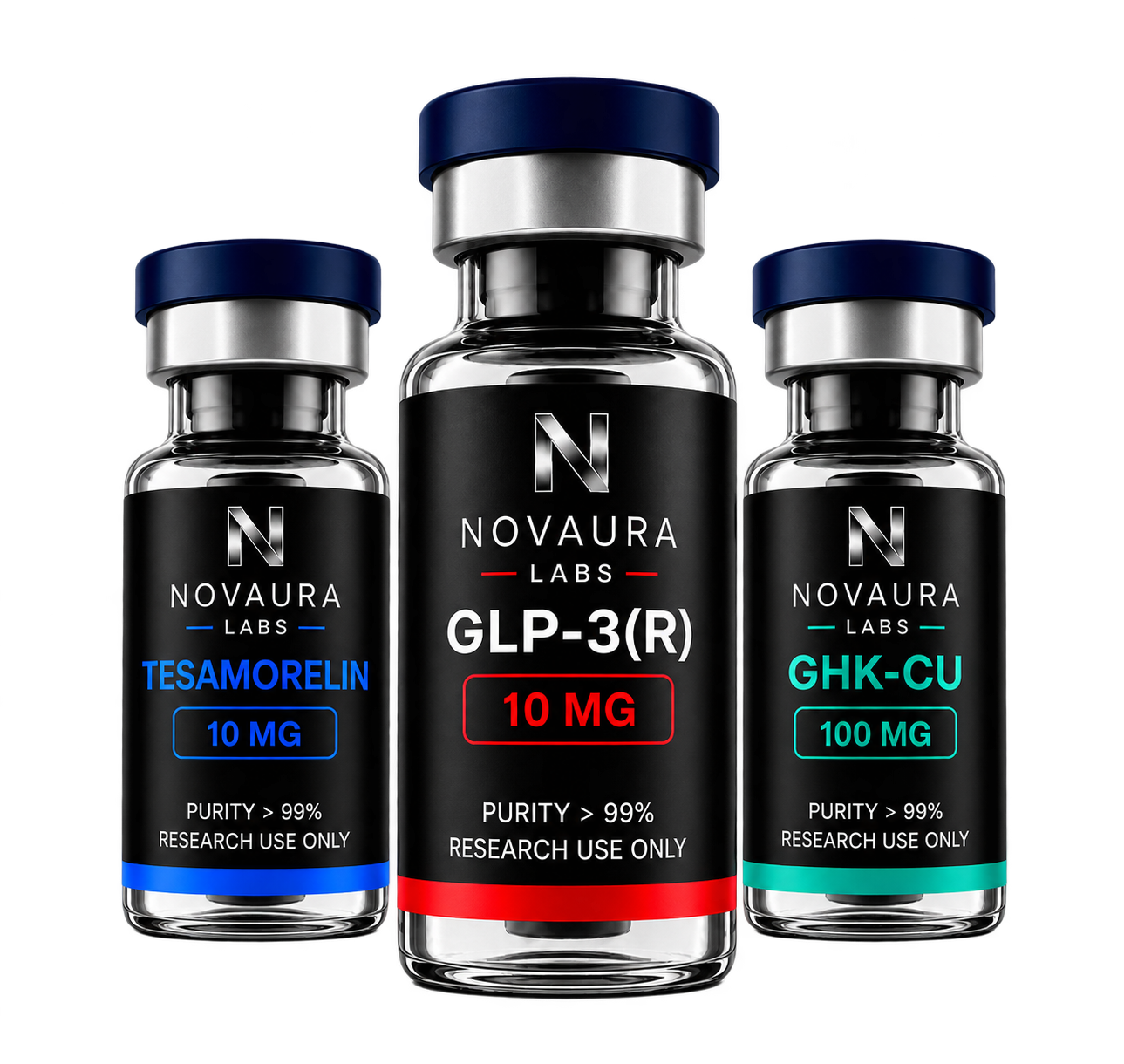 NOVAURA peptide vials